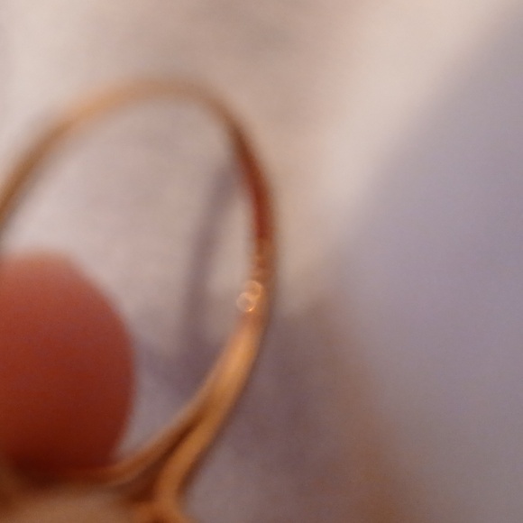 Vintage Opal Ring With Diamonds 2.7g 14K Gold, Size 7 - Picture 5 of 11